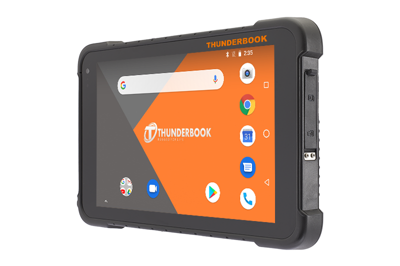 Tablet Rugerizada 8&quot; COLOSSUS A801 - Frontal derecha