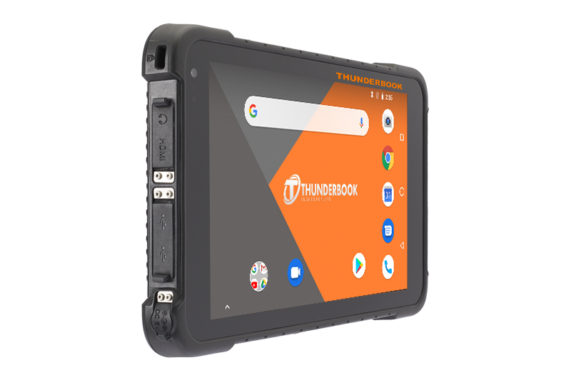 Tablet Rugerizada 8&quot; COLOSSUS A801 - Frontal izquierda
