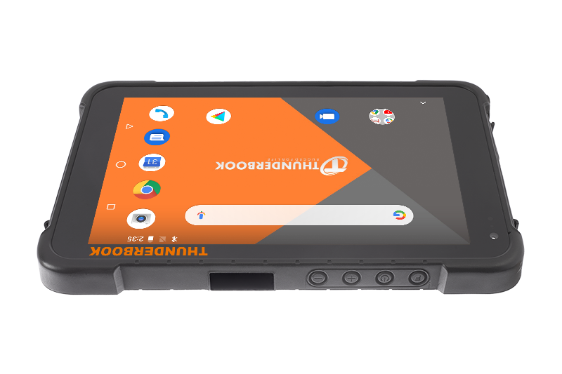Tablet Rugerizada 8&quot; COLOSSUS A801 - Frontal arriba