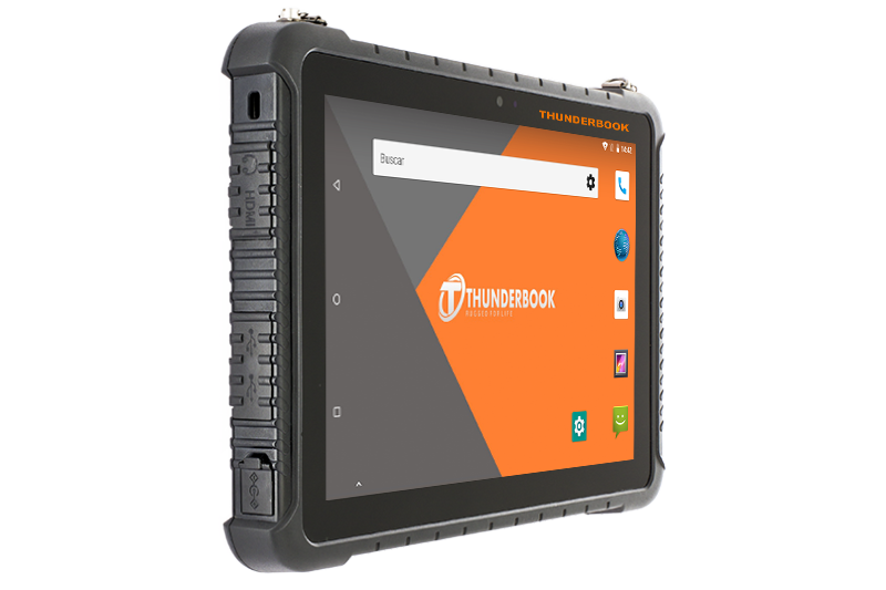 Tablet Rugerizada 10&quot; COLOSSUS A101 - Frontal izquierda